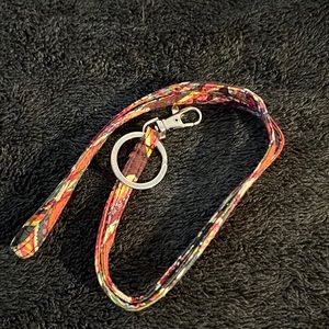 Vera Bradley lanyard in heirloom paisley, very lightly used